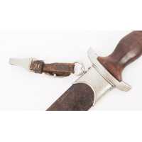 Militaria DAGUE DE SERVICE DE LA SA 1933 FABRICATION Thomas Wielpütz SOLINGEN RZM M7/33 - 4