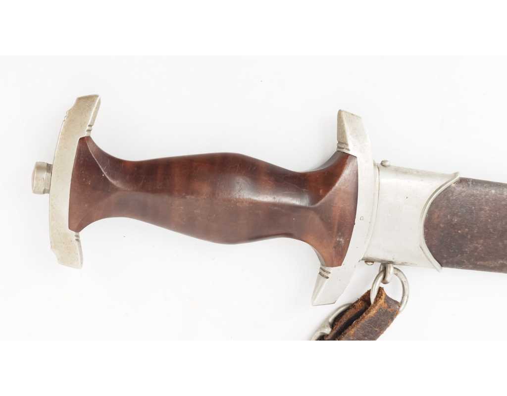 Militaria DAGUE DE SERVICE DE LA SA 1933 FABRICATION Thomas Wielpütz SOLINGEN RZM M7/33 - 8