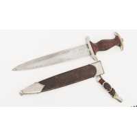 Militaria DAGUE DE SERVICE DE LA SA 1933 FABRICATION Thomas Wielpütz SOLINGEN RZM M7/33 - 15