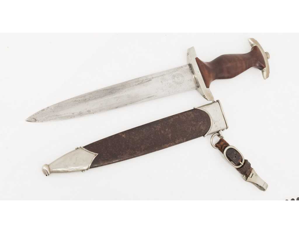 Militaria DAGUE DE SERVICE DE LA SA 1933 FABRICATION Thomas Wielpütz SOLINGEN RZM M7/33 - 15