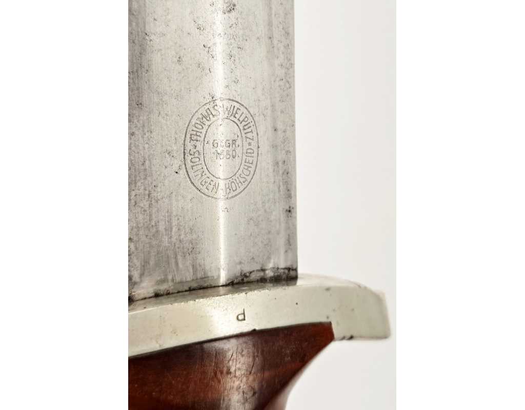 Militaria DAGUE DE SERVICE DE LA SA 1933 FABRICATION Thomas Wielpütz SOLINGEN RZM M7/33 - 5