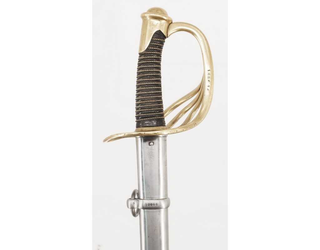Armes Blanches SABRE TROUPE CAVALERIE DES DRAGONS MODÈLE 1854 Mre ARMES CHATELLERAULT 1880 - FRANCE SECOND EMPIRE - 5