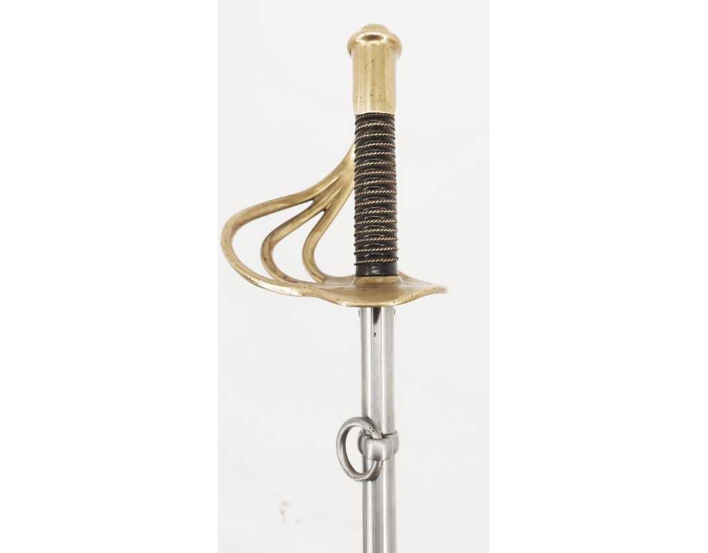 Armes Blanches SABRE TROUPE CAVALERIE DES DRAGONS MODÈLE 1854 Mre ARMES CHATELLERAULT 1880 - FRANCE SECOND EMPIRE - 6
