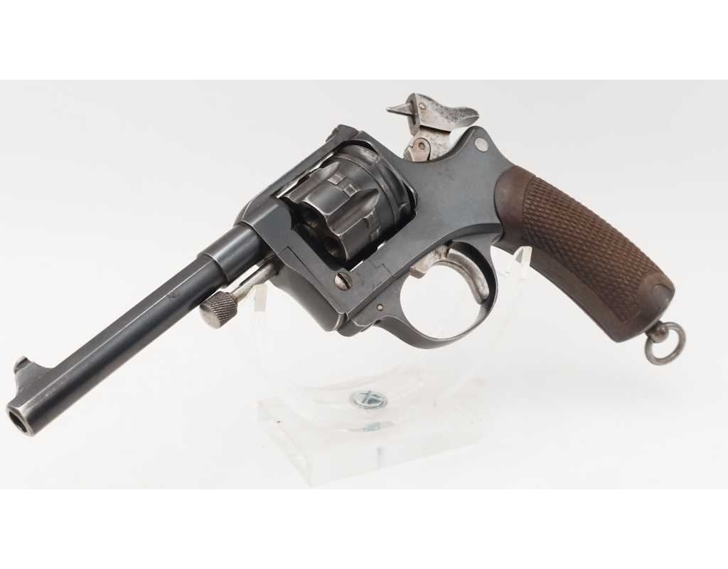 Armes de Poing REVOLVER MODÈLE 1892 FABRICATION CIVIL JEAN GAUCHER À SAINT-ÉTIENNE CALIBRE 8x27R / 8MM 92 - France XIXè - 2