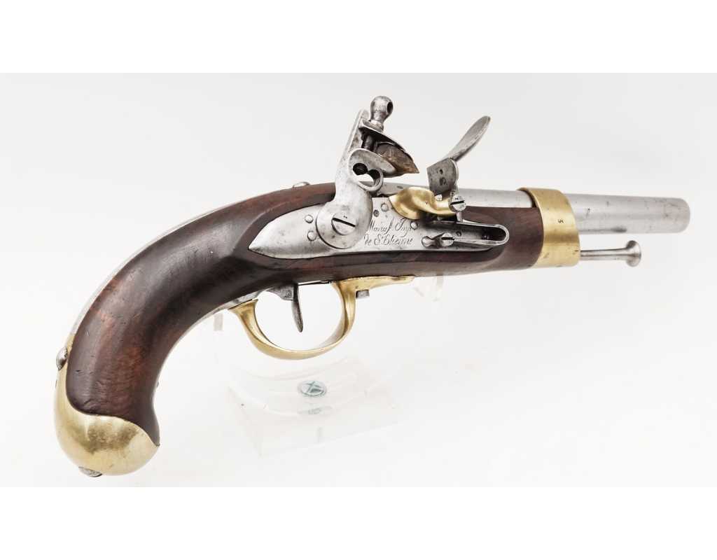 Armes de Poing PISTOLET DE CAVALERIE TROUPE MODELE AN XIII Mre IMPÉRIALE DE SAINT-ÉTIENNE 1813 - FRANCE PREMIER EMPIRE - 2