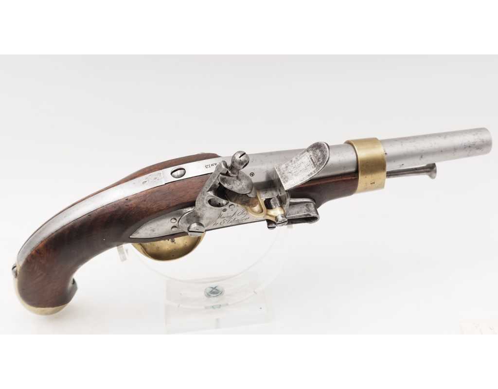 Armes de Poing PISTOLET DE CAVALERIE TROUPE MODELE AN XIII Mre IMPÉRIALE DE SAINT-ÉTIENNE 1813 - FRANCE PREMIER EMPIRE - 3