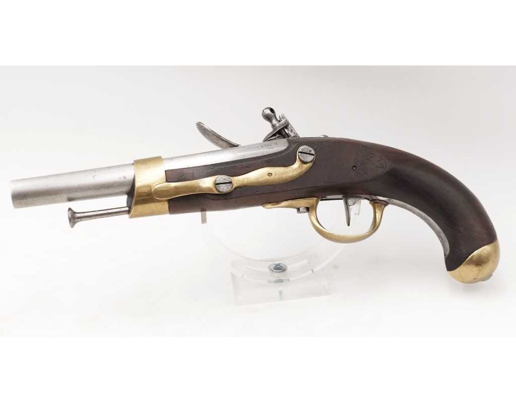 Armes de Poing PISTOLET DE CAVALERIE TROUPE MODELE AN XIII Mre IMPÉRIALE DE SAINT-ÉTIENNE 1813 - FRANCE PREMIER EMPIRE - 4