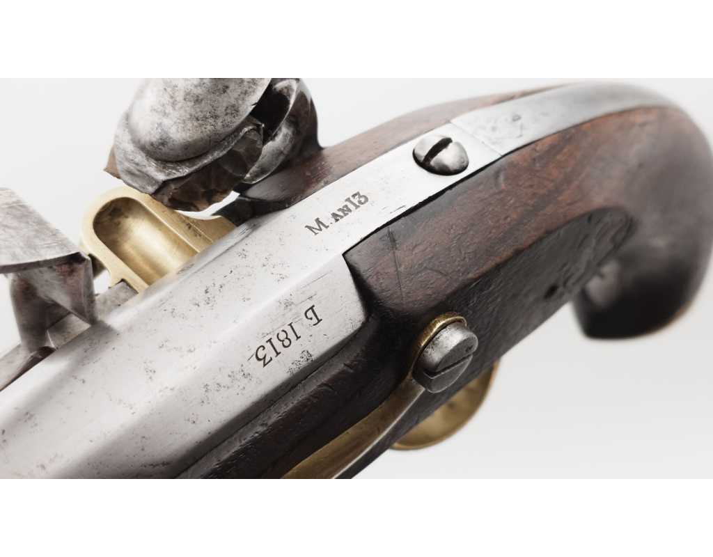 Armes de Poing PISTOLET DE CAVALERIE TROUPE MODELE AN XIII Mre IMPÉRIALE DE SAINT-ÉTIENNE 1813 - FRANCE PREMIER EMPIRE - 7
