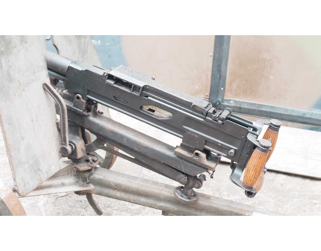 Armes Neutralisées WW2 1943 RUSSIE MITRAILLEUSE GORYUNOV SG-43/SGM SUR AFFUT NEUTRALISATION UE - 1