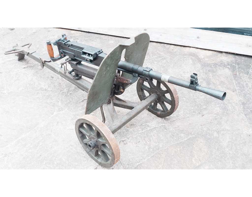 Armes Neutralisées WW2 1943 RUSSIE MITRAILLEUSE GORYUNOV SG-43/SGM SUR AFFUT NEUTRALISATION UE - 11