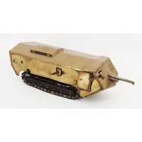 Antiquités JOUET MÉCANIQUE MARQUETTE DU CHAR SAINT CHAMOND 1916 - FRANCE début XXè - 7