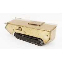 Antiquités JOUET MÉCANIQUE MARQUETTE DU CHAR SAINT CHAMOND 1916 - FRANCE début XXè - 4