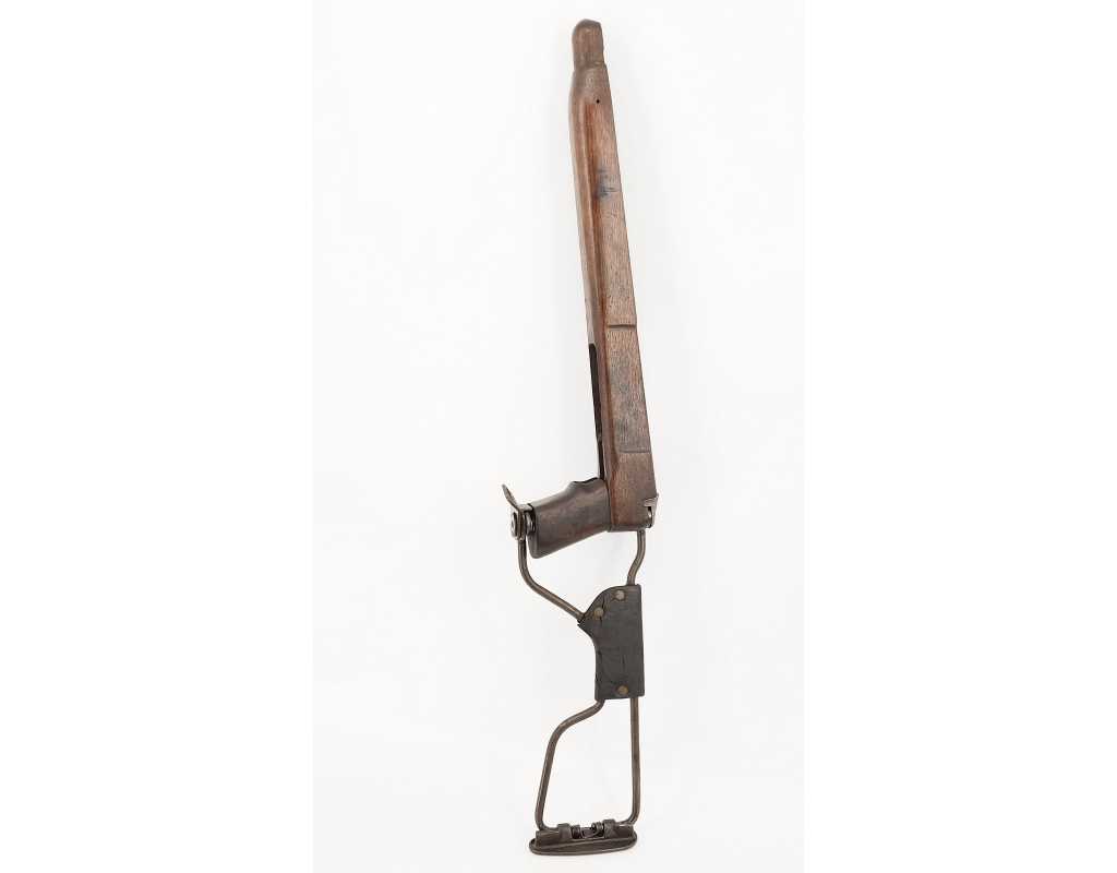 Pièces Détachées WW2 CROSSE PLIANTE CARABINE USM1 A1 FRANCE RÉSISTANCE 1944 - 1