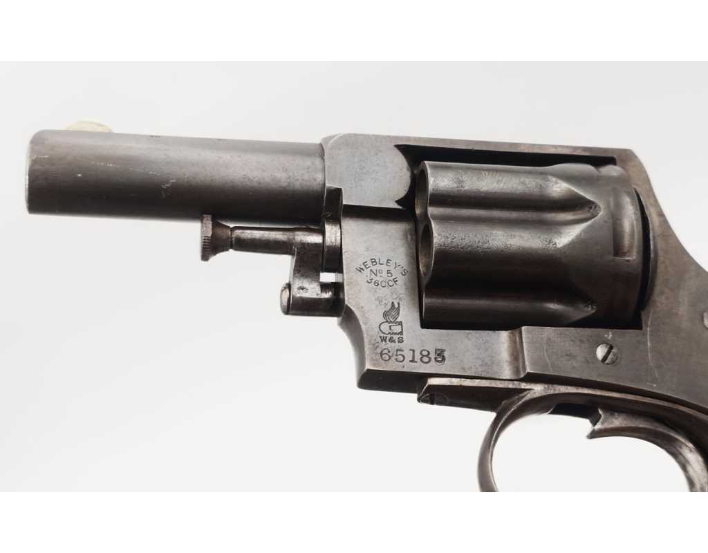 Armes de Poing REVOLVER R.I.C. MODEL 1883 P. WEBLEY & SON N°5 D.A. CALIBRE 38 LC - 3