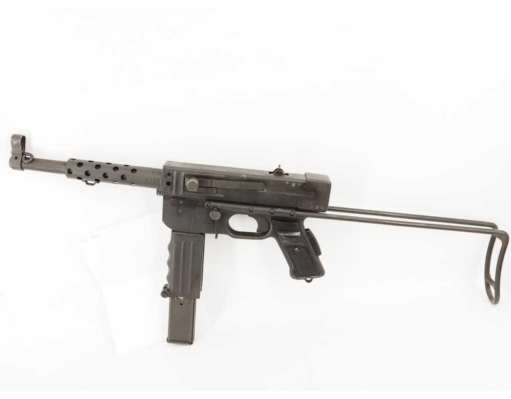 Armes Neutralisées PISTOLET MITRAILLEUR MAT49 PM FRANCE MAT 49 9MM NEUTRALISATION UE 2026 CULASSE MOBILE 2622-17-1 - 4