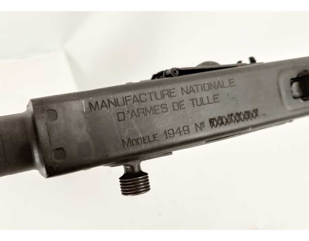 Armes Neutralisées PISTOLET MITRAILLEUR MAT49 PM FRANCE MAT 49 9MM NEUTRALISATION UE 2026 CULASSE MOBILE 2622-17-1 - 6