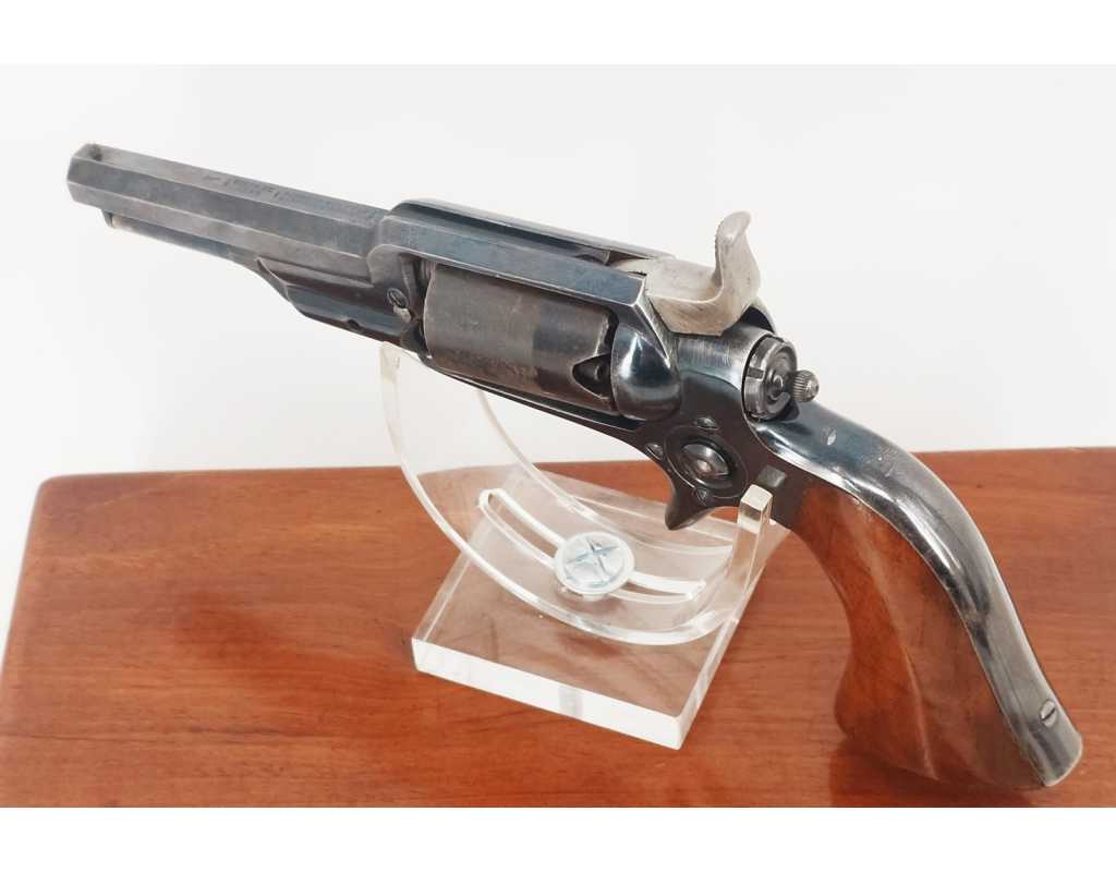Armes de Poing CIVIL WAR REVOLVER COLT ROOTS SIDEHAMMER MODÈLE 1855 SIDE HAMMER POCKET Calibre 28 EN COFFRET AVEC NOTICE USA