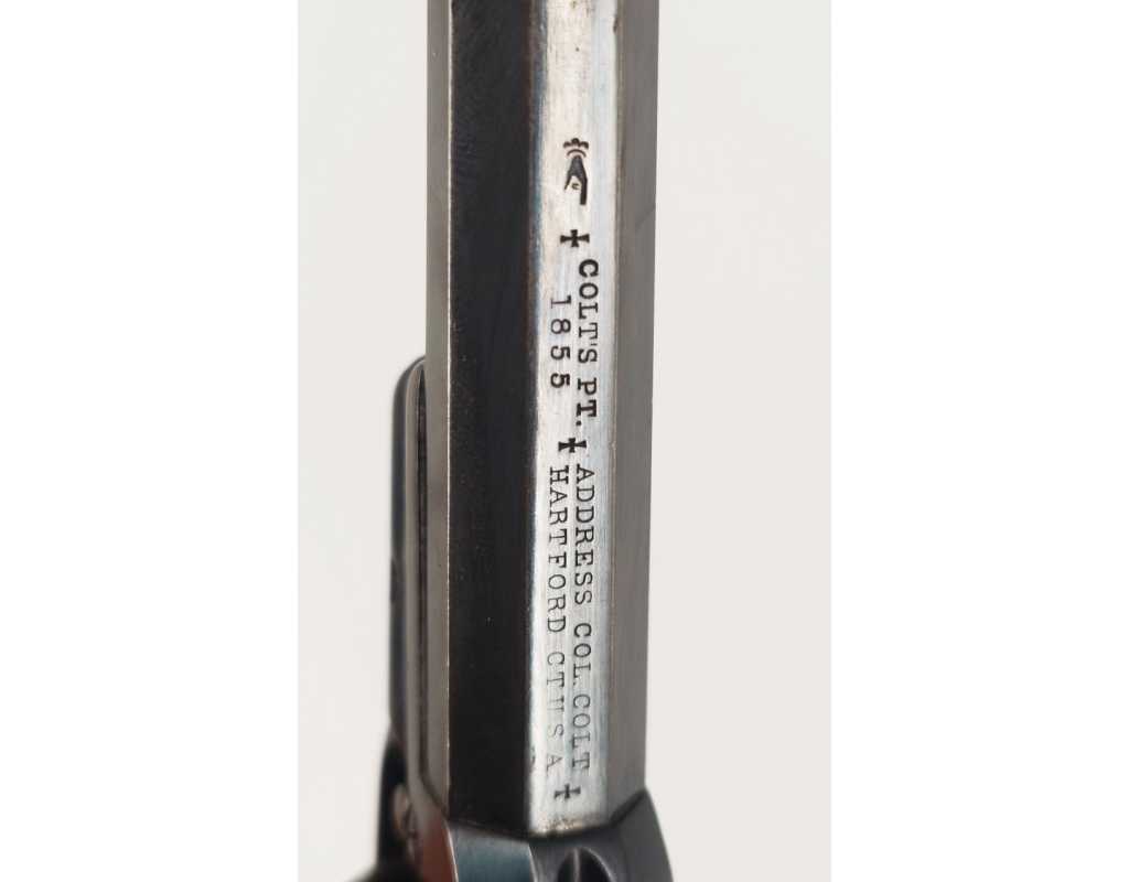 Armes de Poing CIVIL WAR REVOLVER COLT ROOTS SIDEHAMMER MODÈLE 1855 SIDE HAMMER POCKET Calibre 28 EN COFFRET AVEC NOTICE USA