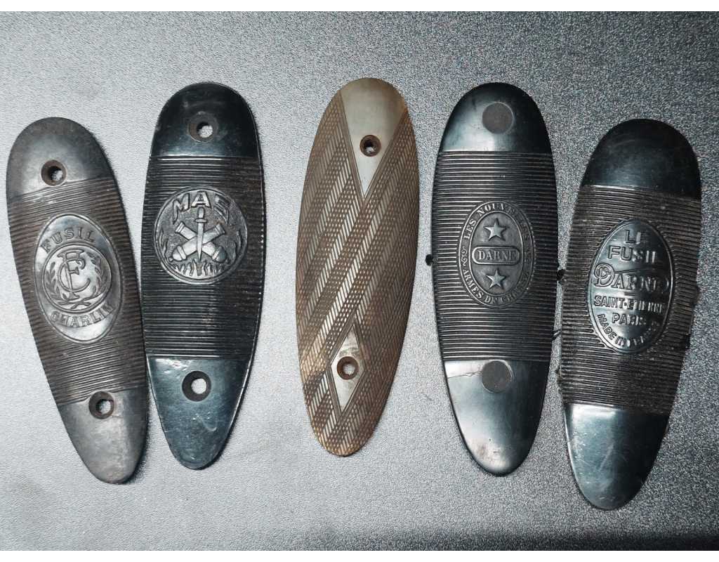 Pièces Détachées PLAQUE DE COUCHE TALON FUSIL CHASSE DARNE SAINT-ETIENNE 133/43mm - 7