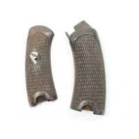 Pièces Détachées PAIRE DE PLAQUETTES AVEC VIS POUR REVOLVER MAS MODÈLE 1892 CALIBRE 8MM LEBEL - 1