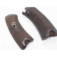 Pièces Détachées PAIRE DE PLAQUETTES AVEC VIS POUR REVOLVER MAS MODÈLE 1892 CALIBRE 8MM LEBEL - 2