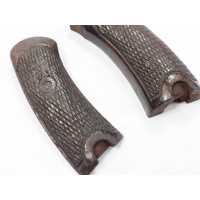Pièces Détachées PAIRE DE PLAQUETTES AVEC VIS POUR REVOLVER MAS MODÈLE 1892 CALIBRE 8MM LEBEL - 2
