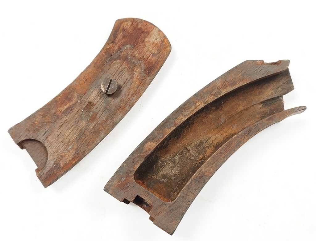 Pièces Détachées PAIRE DE PLAQUETTES AVEC VIS POUR REVOLVER MAS MODÈLE 1892 CALIBRE 8MM LEBEL - 4