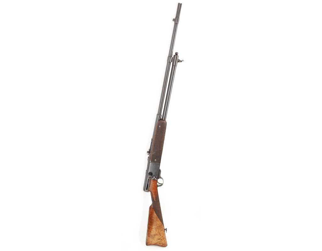Armes d'Épaule EXTRAORDINAIRE CARABINE CLAIR SEMI-AUTOMATIQUE SAINT-ÉTIENNE FRANCE 1896-1898 CALIBRE 44WCF - 1