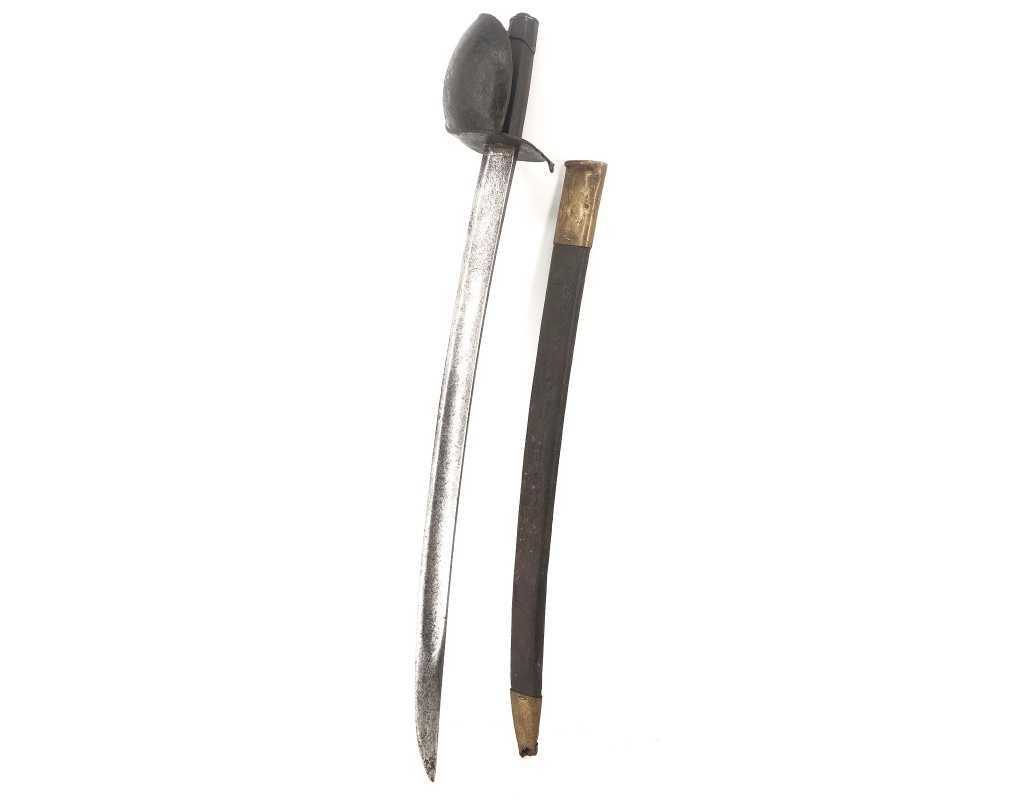 Armes Blanches SABRE DE BORD MARINE MILITAIRE "CUILLIÈRE À POT" MODÈLE AN X Mre DE KLINGENTHAL COULAUX FRÈRES - FRANCE DÉBUT DU