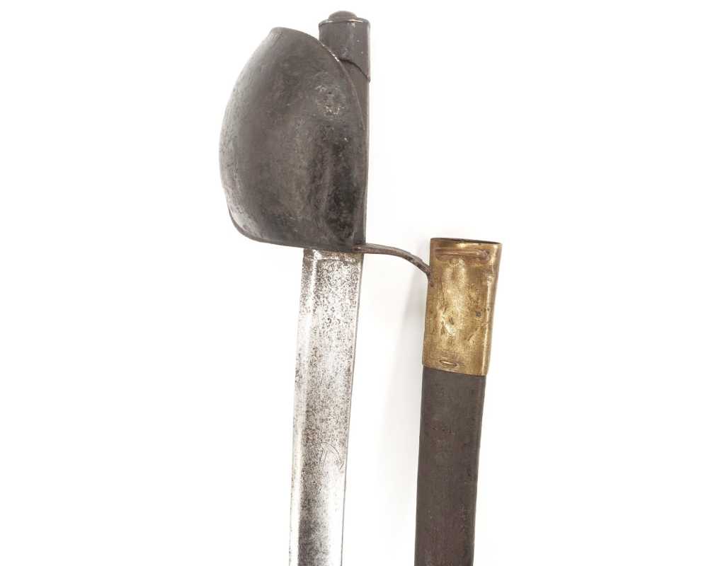 Armes Blanches SABRE DE BORD MARINE MILITAIRE "CUILLIÈRE À POT" MODÈLE AN X Mre DE KLINGENTHAL COULAUX FRÈRES - FRANCE DÉBUT DU