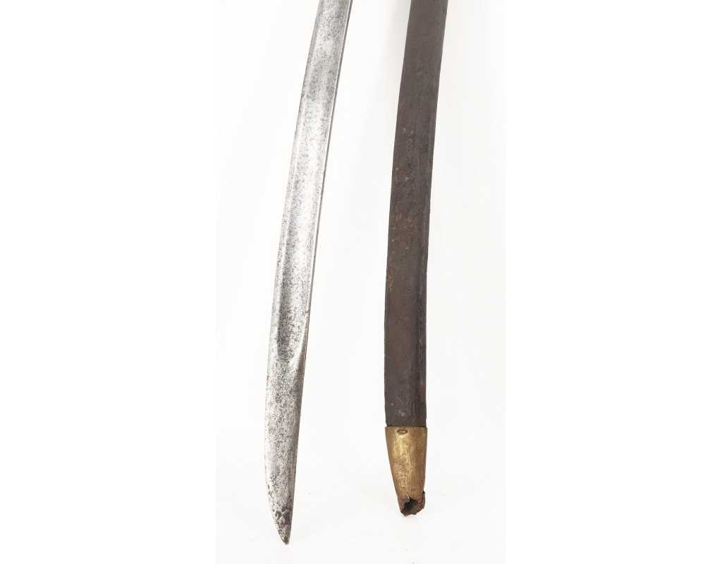 Armes Blanches SABRE DE BORD MARINE MILITAIRE "CUILLIÈRE À POT" MODÈLE AN X Mre DE KLINGENTHAL COULAUX FRÈRES - FRANCE DÉBUT DU