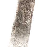 Armes Blanches SABRE DE BORD MARINE MILITAIRE "CUILLIÈRE À POT" MODÈLE AN X Mre DE KLINGENTHAL COULAUX FRÈRES - FRANCE DÉBUT DU