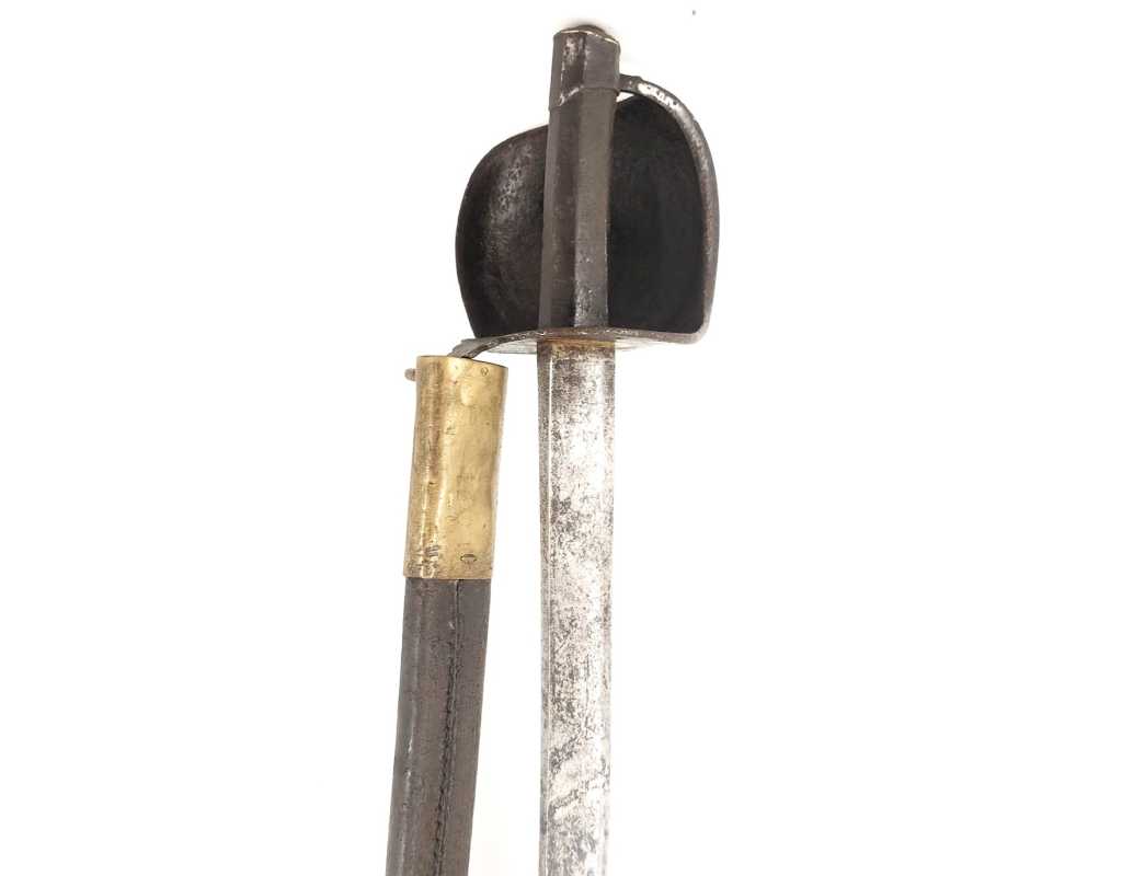 Armes Blanches SABRE DE BORD MARINE MILITAIRE "CUILLIÈRE À POT" MODÈLE AN X Mre DE KLINGENTHAL COULAUX FRÈRES - FRANCE DÉBUT DU