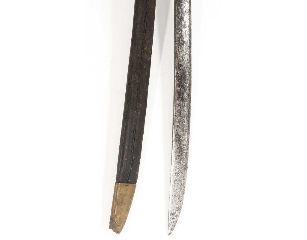 Armes Blanches SABRE DE BORD MARINE MILITAIRE "CUILLIÈRE À POT" MODÈLE AN X Mre DE KLINGENTHAL COULAUX FRÈRES - FRANCE DÉBUT DU