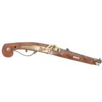 Armes de Poing TANJO TSUTSU PISTOLET JAPONAIS À MÈCHE ÉPREUVE T.A.R. TEPPO D'ARSENAL Calibre 13.2mm - JAPON EDO XIXè - 3