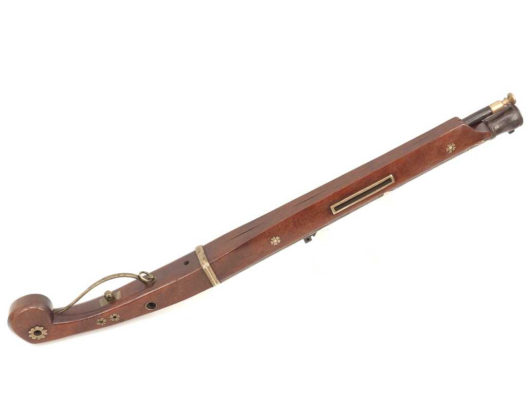 Armes de Poing TANJO TSUTSU PISTOLET JAPONAIS À MÈCHE ÉPREUVE T.A.R. TEPPO D'ARSENAL Calibre 13.2mm - JAPON EDO XIXè - 6