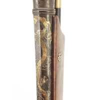 Armes de Poing TANJO TSUTSU PISTOLET JAPONAIS À MÈCHE ÉPREUVE T.A.R. TEPPO D'ARSENAL Calibre 13.2mm - JAPON EDO XIXè - 8