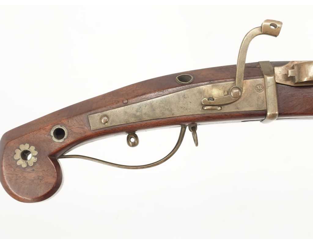 Armes de Poing TANJO TSUTSU PISTOLET JAPONAIS À MÈCHE ÉPREUVE T.A.R. TEPPO D'ARSENAL Calibre 13.2mm - JAPON EDO XIXè - 13