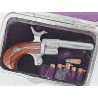 Armes de Poing RARE PORTE-MONNAIE PISTOLET LEFAUCHEUX CALIBRE 5MM À BROCHE - FRANCE / BELGIQUE XIXè 1550224-7 - 10