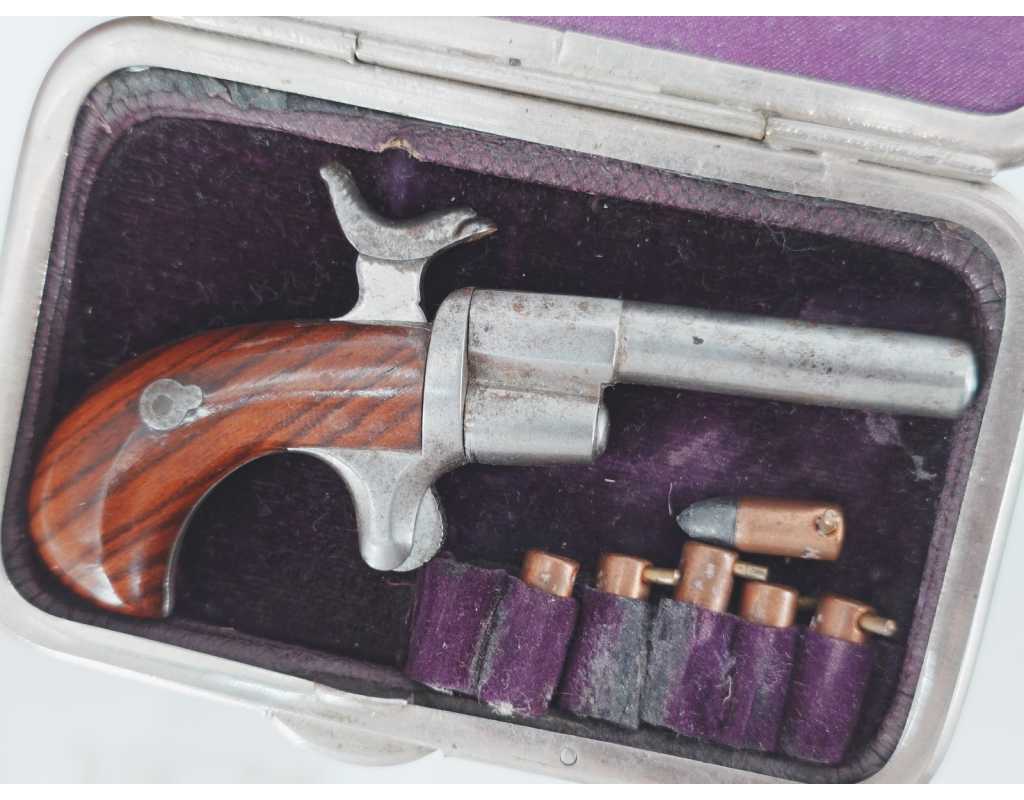 Armes de Poing RARE PORTE-MONNAIE PISTOLET LEFAUCHEUX CALIBRE 5MM À BROCHE - FRANCE / BELGIQUE XIXè 1550224-7 - 10