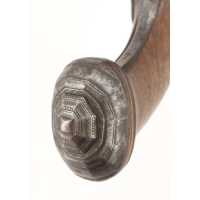 Armes de Poing IMPOSANT PISTOLET DE CAVALIER À SILEX SIGNÉ COULAUX DE VERO À MAICHE EN FRANCHE COMTÉ FRANCE 1720 - 1740 049880-1
