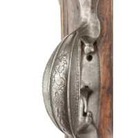 Armes de Poing IMPOSANT PISTOLET DE CAVALIER À SILEX SIGNÉ COULAUX DE VERO À MAICHE EN FRANCHE COMTÉ FRANCE 1720 - 1740 049880-1