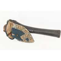 Armes de Poing IMPOSANT PISTOLET DE CAVALIER À SILEX SIGNÉ COULAUX DE VERO À MAICHE EN FRANCHE COMTÉ FRANCE 1720 - 1740 049880-1