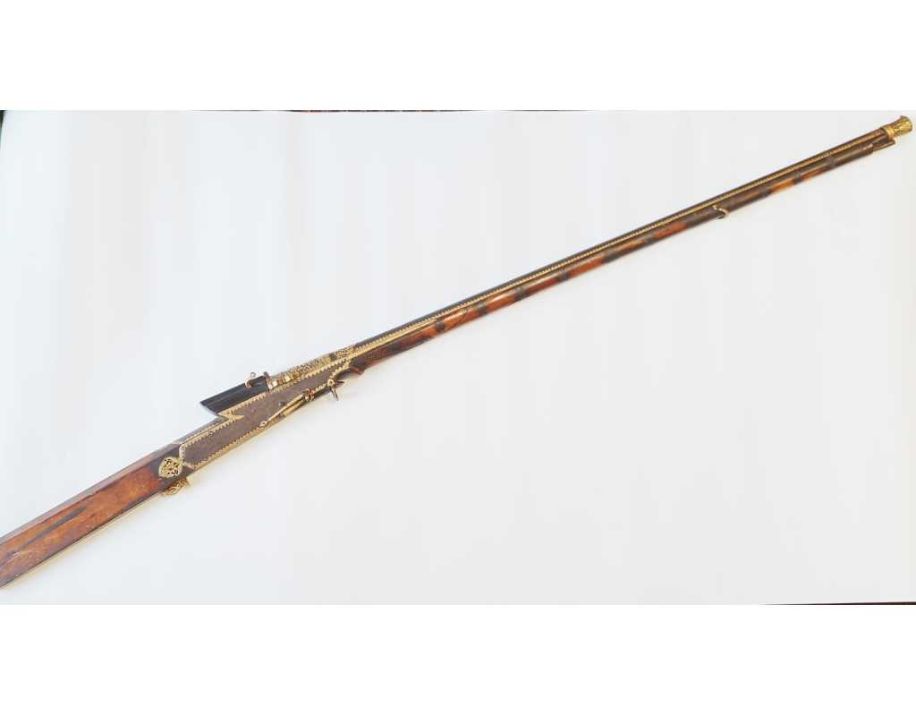 Armes d'Épaule FUSIL À MÈCHE INDIEN TORADAR INDO-PERSAN KOFTGARI - INDES XIXè 123474-53 - 1