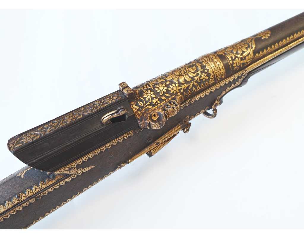 Armes d'Épaule FUSIL À MÈCHE INDIEN TORADAR INDO-PERSAN KOFTGARI - INDES XIXè 123474-53 - 3