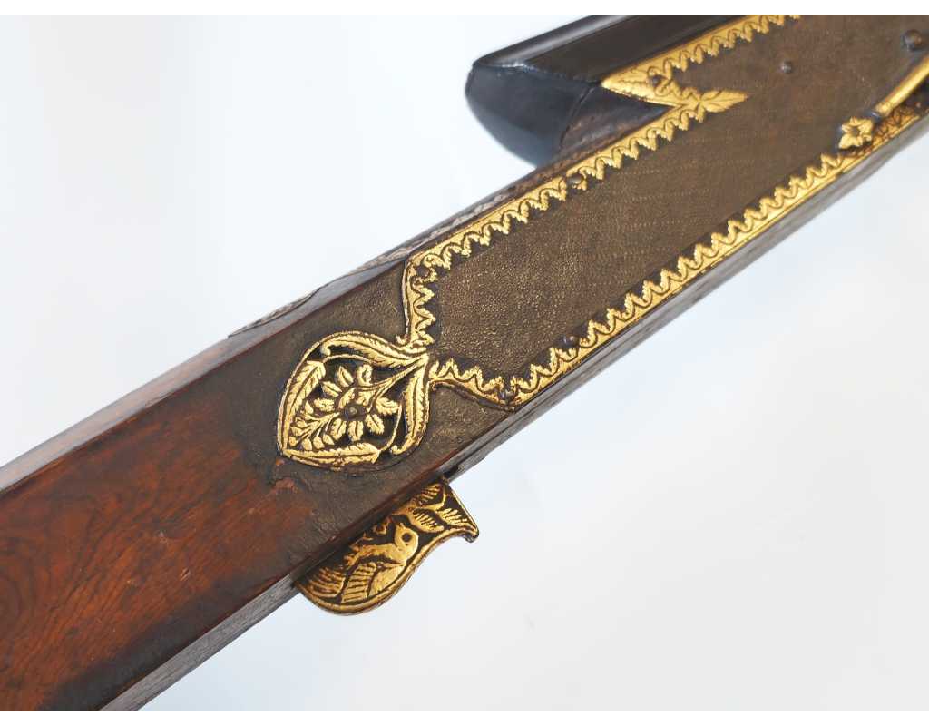 Armes d'Épaule FUSIL À MÈCHE INDIEN TORADAR INDO-PERSAN KOFTGARI - INDES XIXè 123474-53 - 4