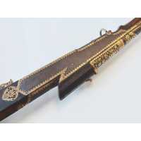 Armes d'Épaule FUSIL À MÈCHE INDIEN TORADAR INDO-PERSAN KOFTGARI - INDES XIXè 123474-53 - 5