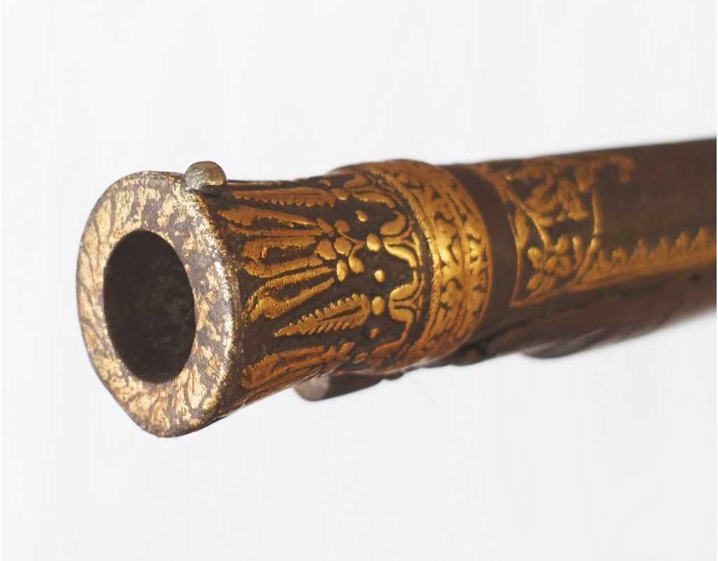 Armes d'Épaule FUSIL À MÈCHE INDIEN TORADAR INDO-PERSAN KOFTGARI - INDES XIXè 123474-53 - 13