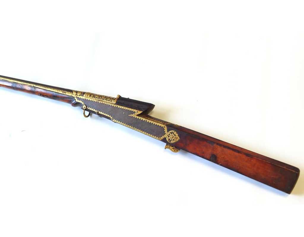 Armes d'Épaule FUSIL À MÈCHE INDIEN TORADAR INDO-PERSAN KOFTGARI - INDES XIXè 123474-53 - 10