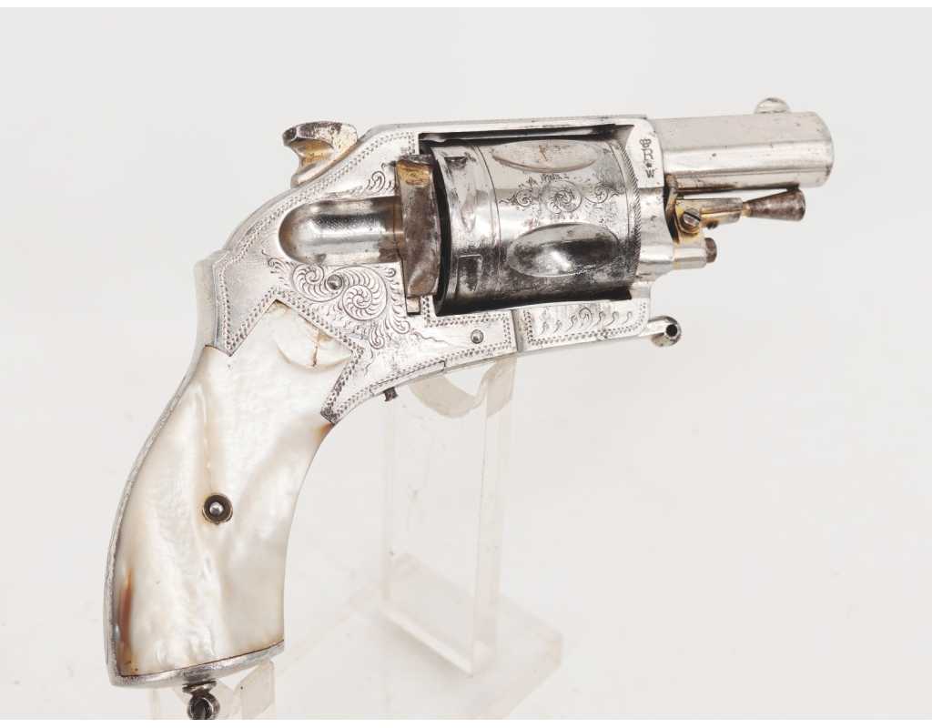 Armes de Poing FORT REVOLVER DE POCHE CALIBRE 38 SEMI-HAMMERLESS FINITION LUXE PAR - 2